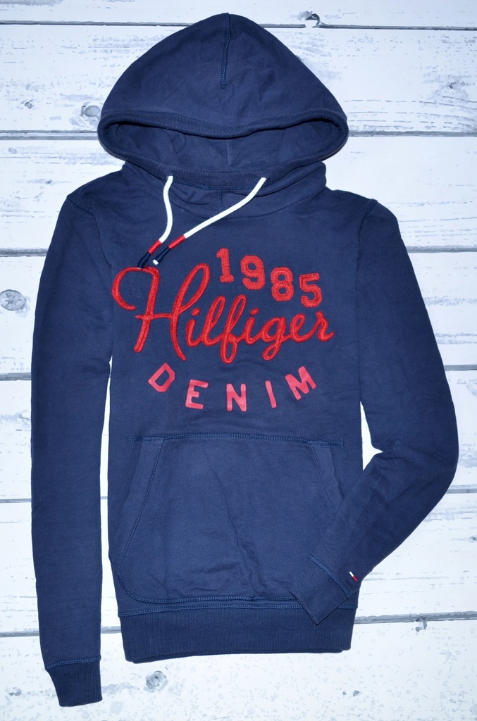 HILFIGER DENIM BLUZA CLASSIC HOODIE BLUE MEN M/L