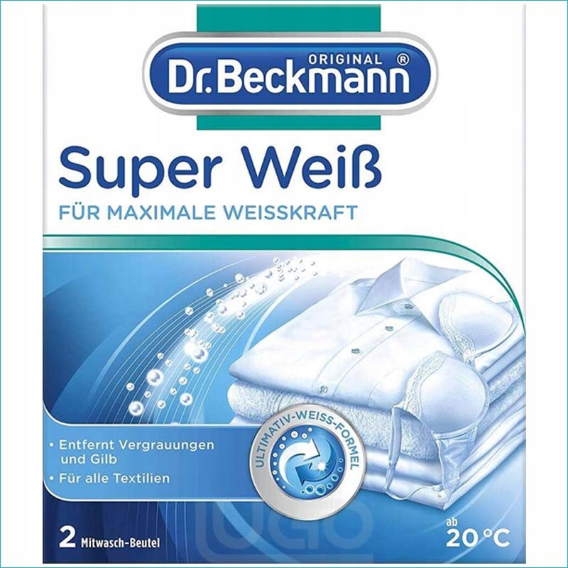 Dr. Beckmann SuperWeiss Wybielacz 2x40g