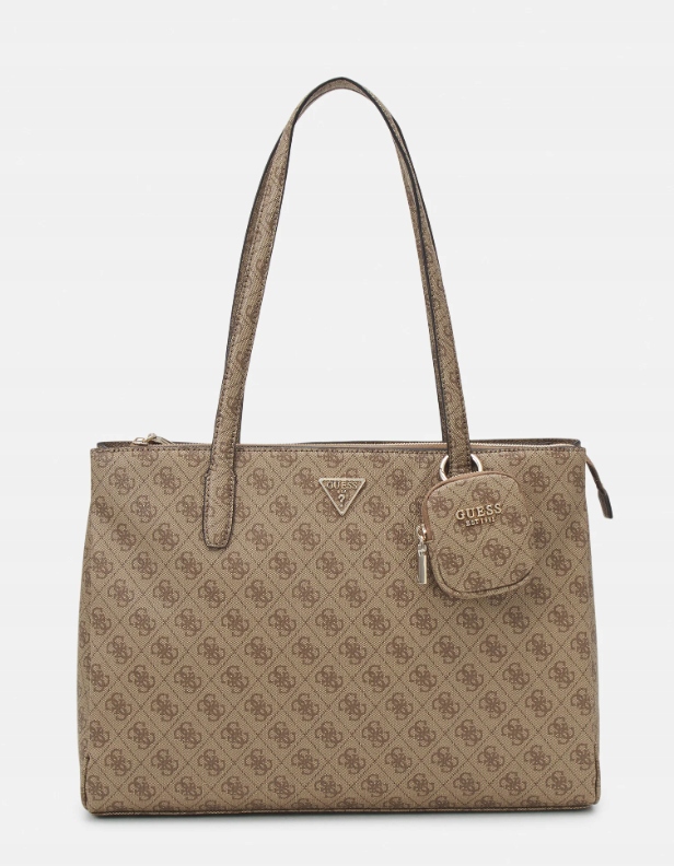 Guess POWER PLAY - Torba shopper latte logo