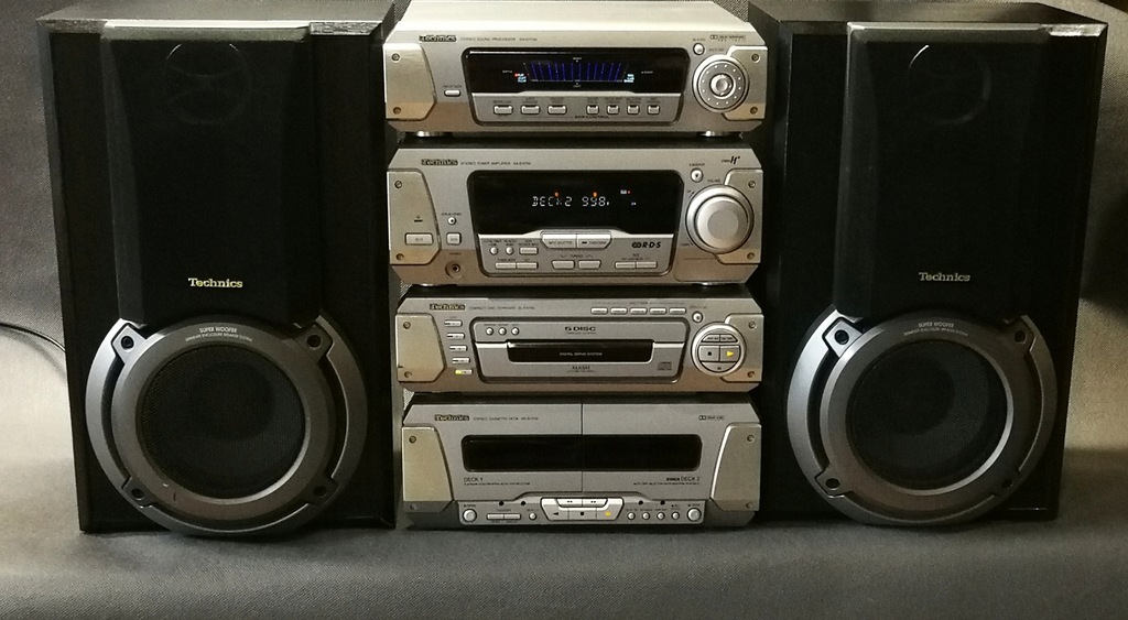 Technics SA-EH750 WIEŻA Subwoofer PRO LOGIC 560W !