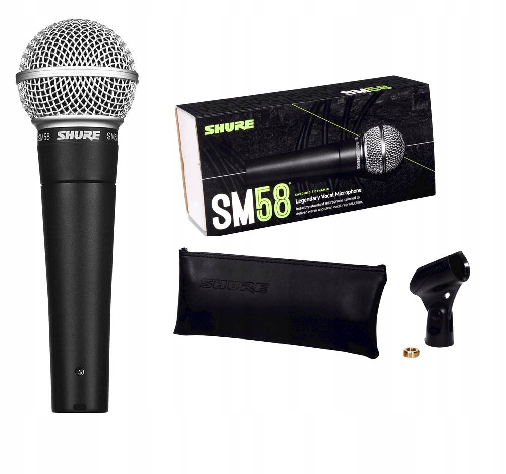 Mikrofon dynamiczny Shure SM58-LCE