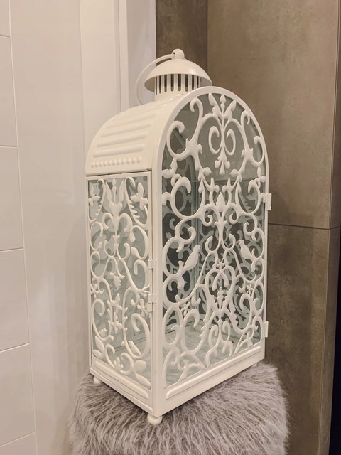 Lampion Gottgora IKEA duży biały 48 cm
