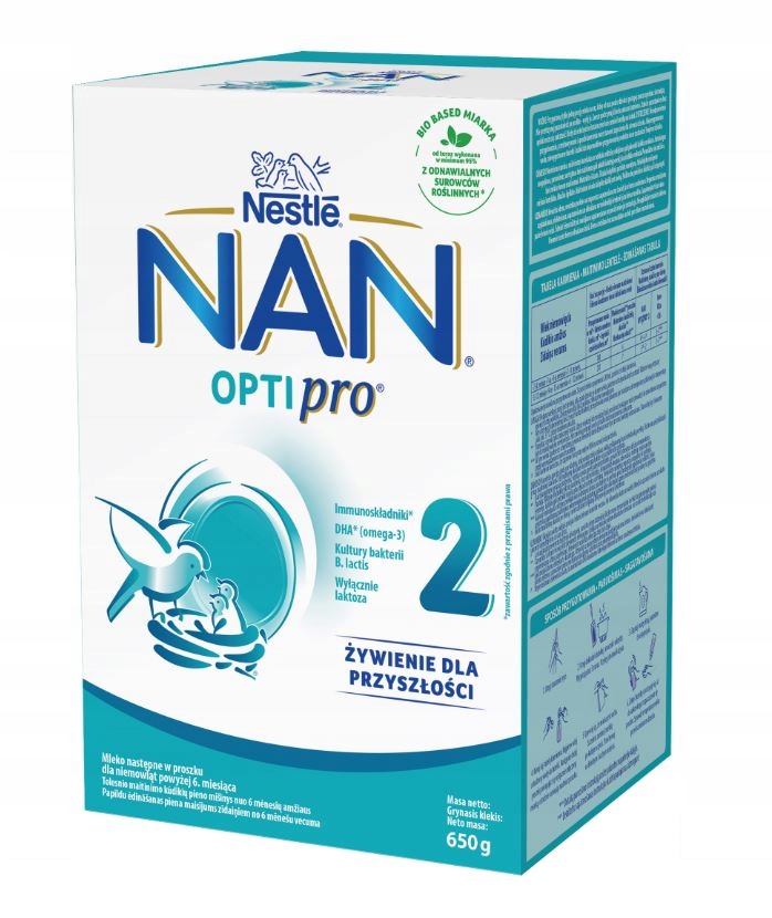 Nestle Nan Optipro 2 mleko modyfikowane 650g