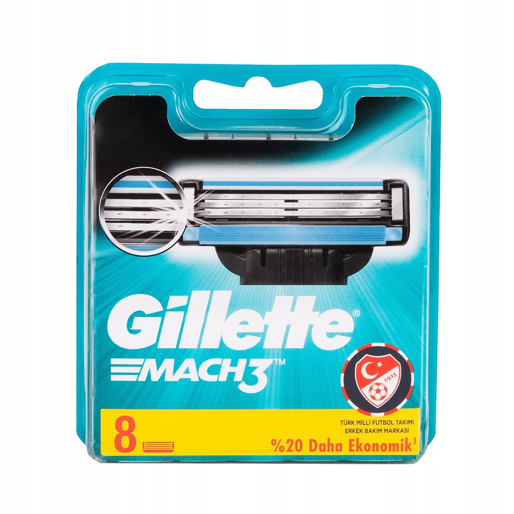 Купить Вставки, лезвия, ножи GILLETTE MACH3 8 шт.: отзывы, фото, характеристики в интерне-магазине Aredi.ru