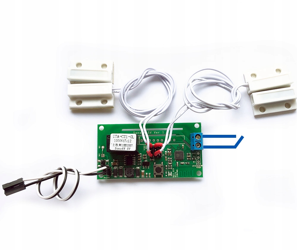 Sonoff SV 5-24V BRAMA, Garaż, kontaktron, HomeKit
