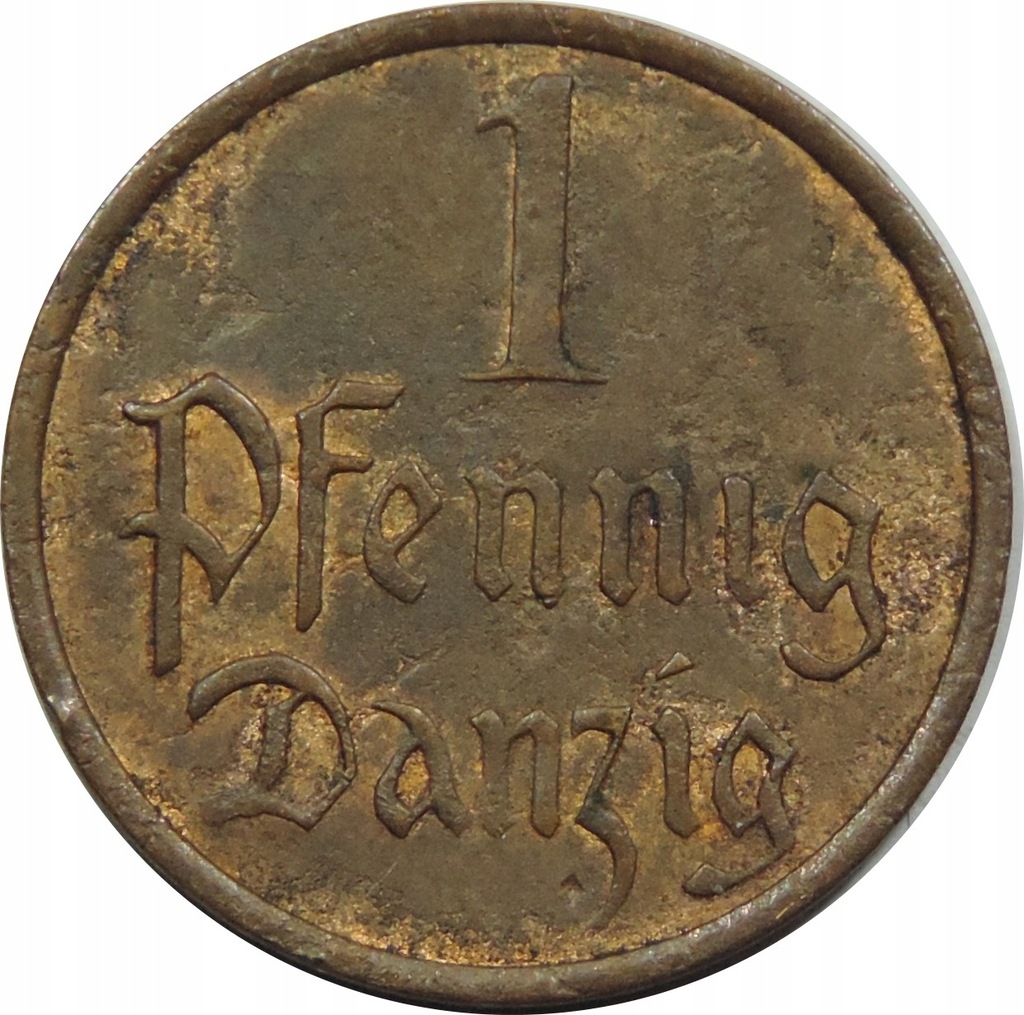 MONETA OBIEGOWA - WOLNE MIASTO GDAŃSK - 1 FENIG -OY359