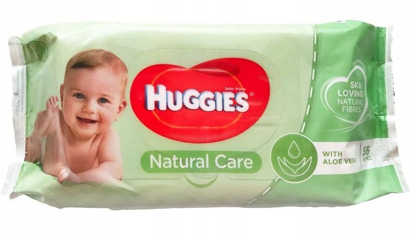 Huggies Natural Care Chusteczki Nawilżające 56szt