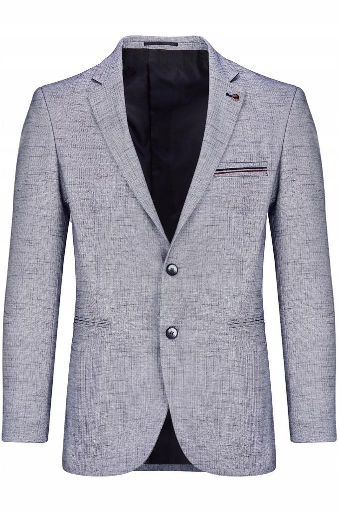 MARYNARKA MĘSKA WILD TIGER SLIM FIT: ROZMIAR 48