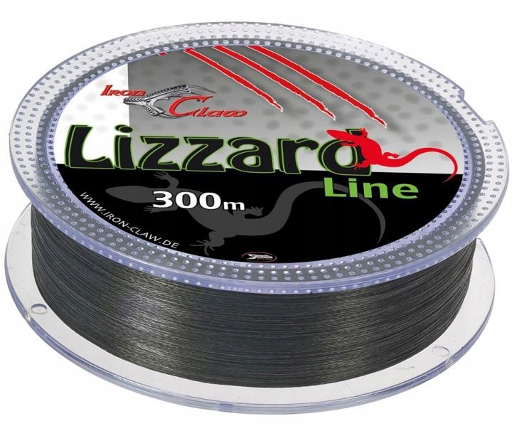 Plecionka Iron Claw Lizzard Line 0,03mm/300m Szary