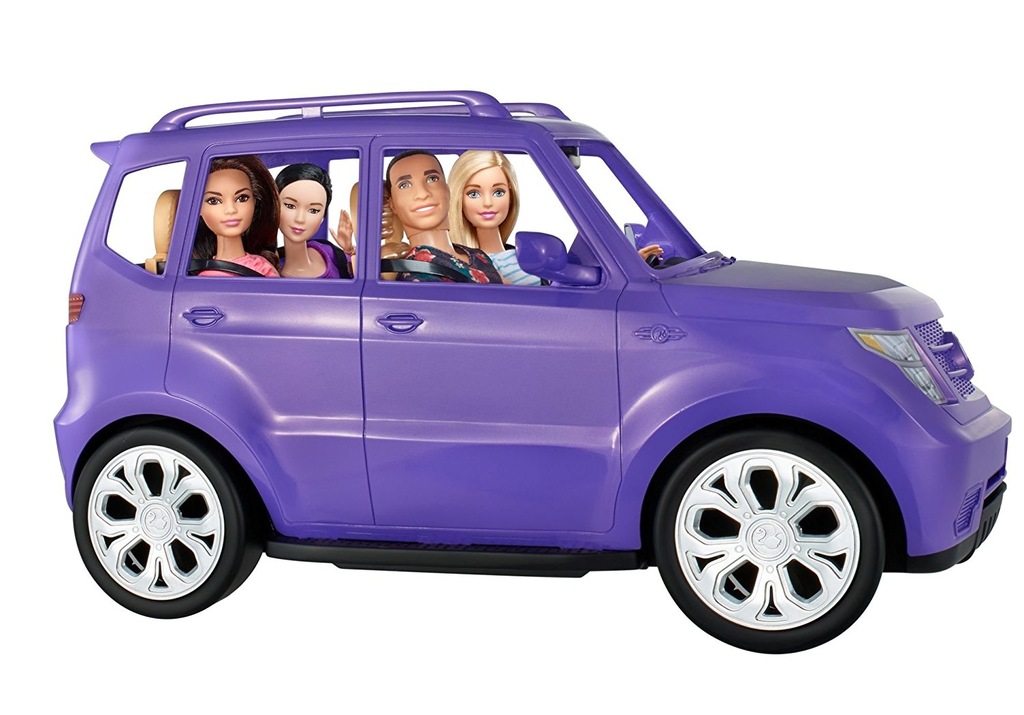 Mattel BARBIE Fioletowy Samochód Auto SUV DVX58 3+ - 7092162919