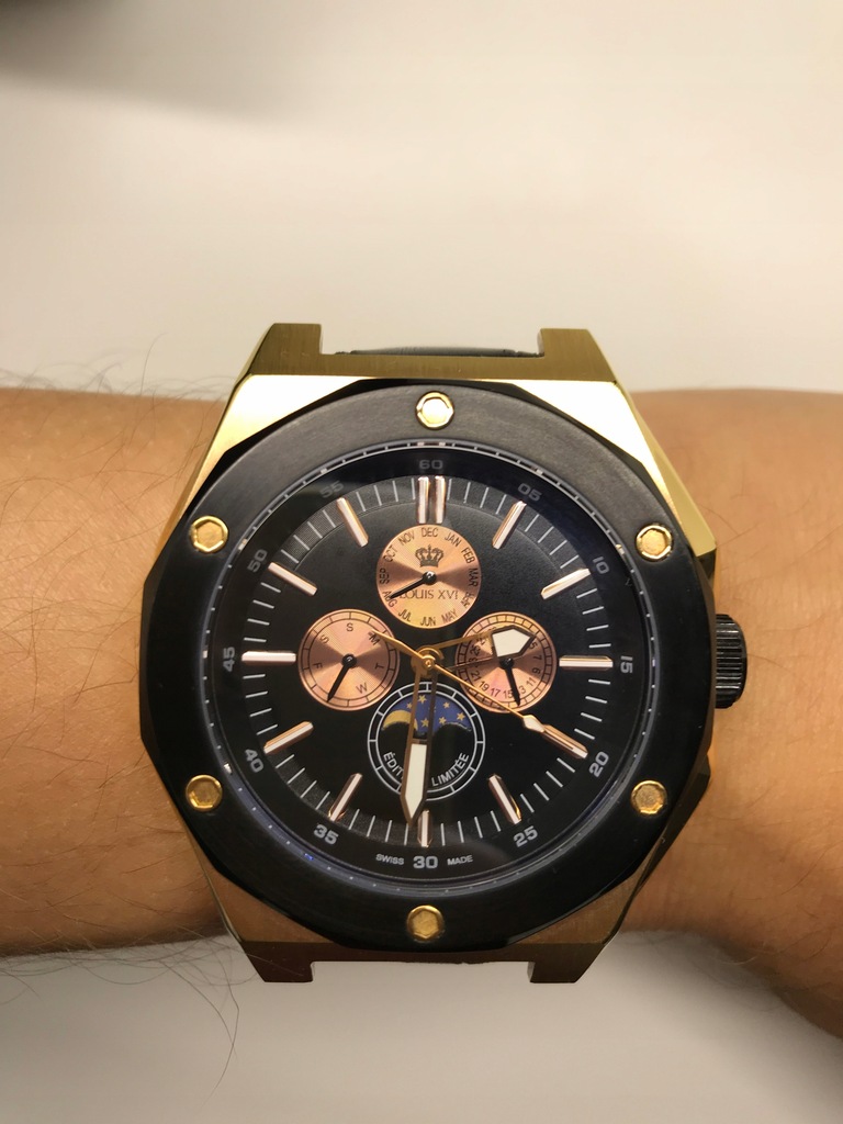 Zegarek męski LOUIS XVI - Le Souverain 522 - 48mm