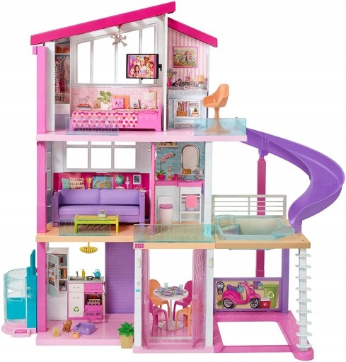 w7240 Mattel Barbie Dreamhouse WYMARZONY DOM FHY73