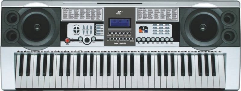 Keyboard MK-922 - duży wyświetlacz LCD, 61 klawisz