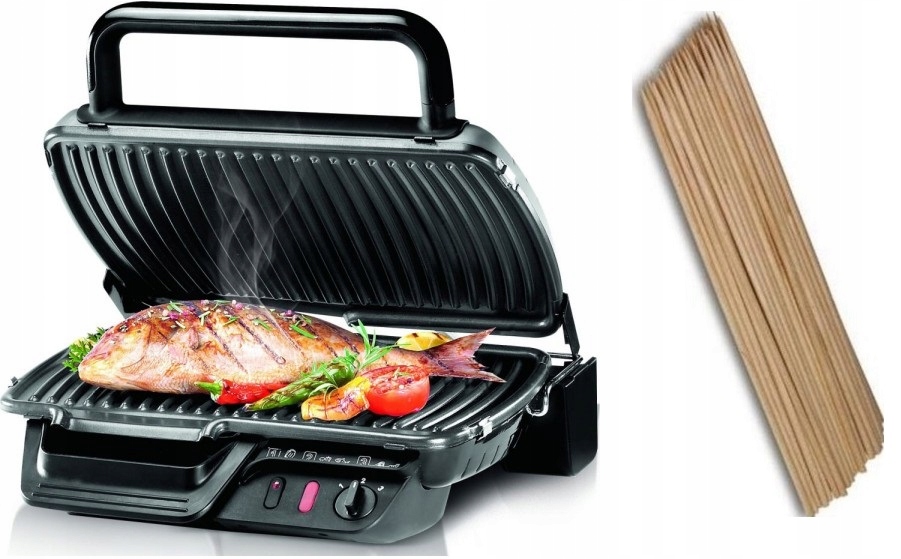 TEFAL GRILL ELEKTRYCZNY XXL GC6000 2400W+PATYCZKI 7618807377