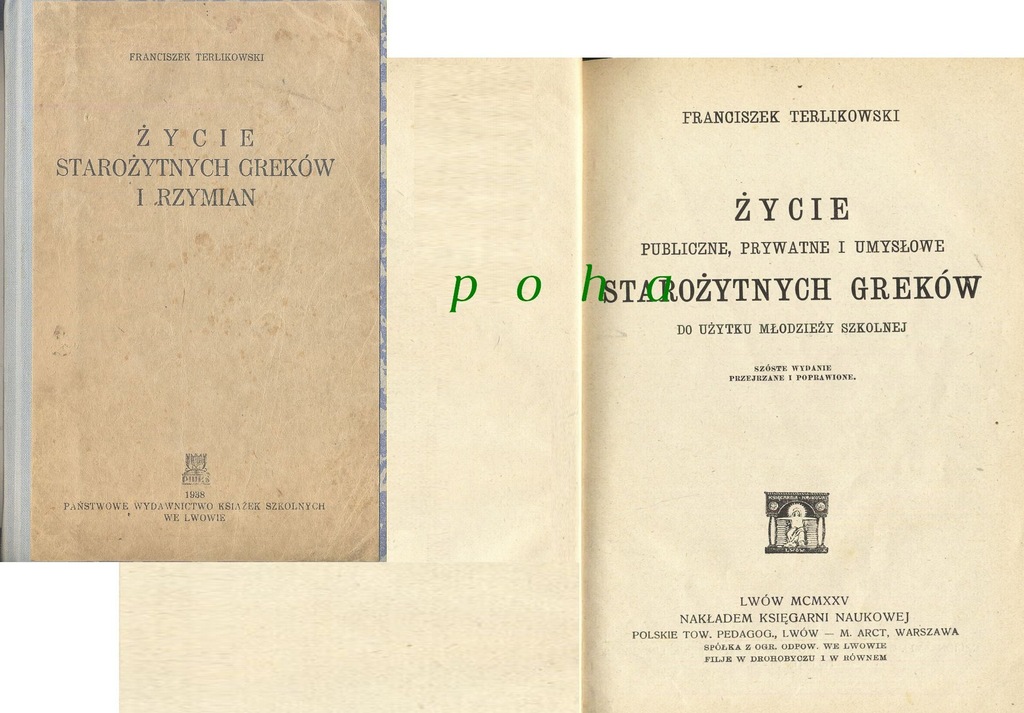 Życie starożytnych Greków 1925 Rzymian Terlikowski