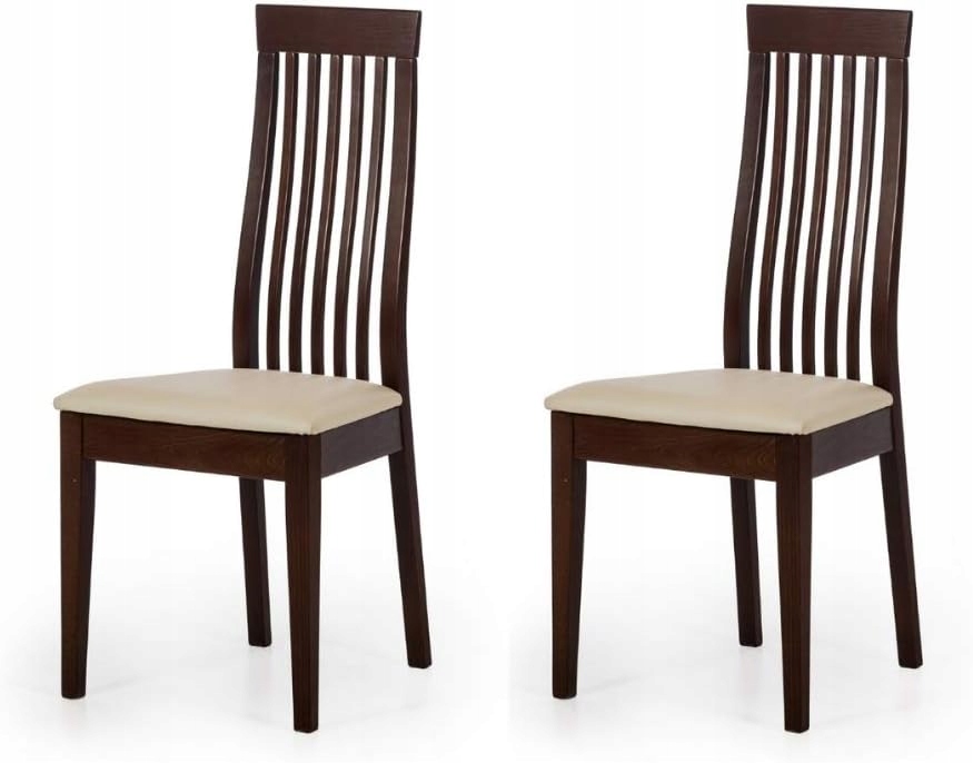 Krzesło Alkove 46 x 47 x 102 cm odcienie beżu 2 szt.