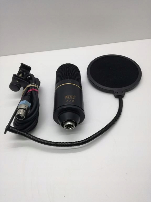 MIKROFON POJEMNOŚCIOWY MXL 770 + POPFILTER