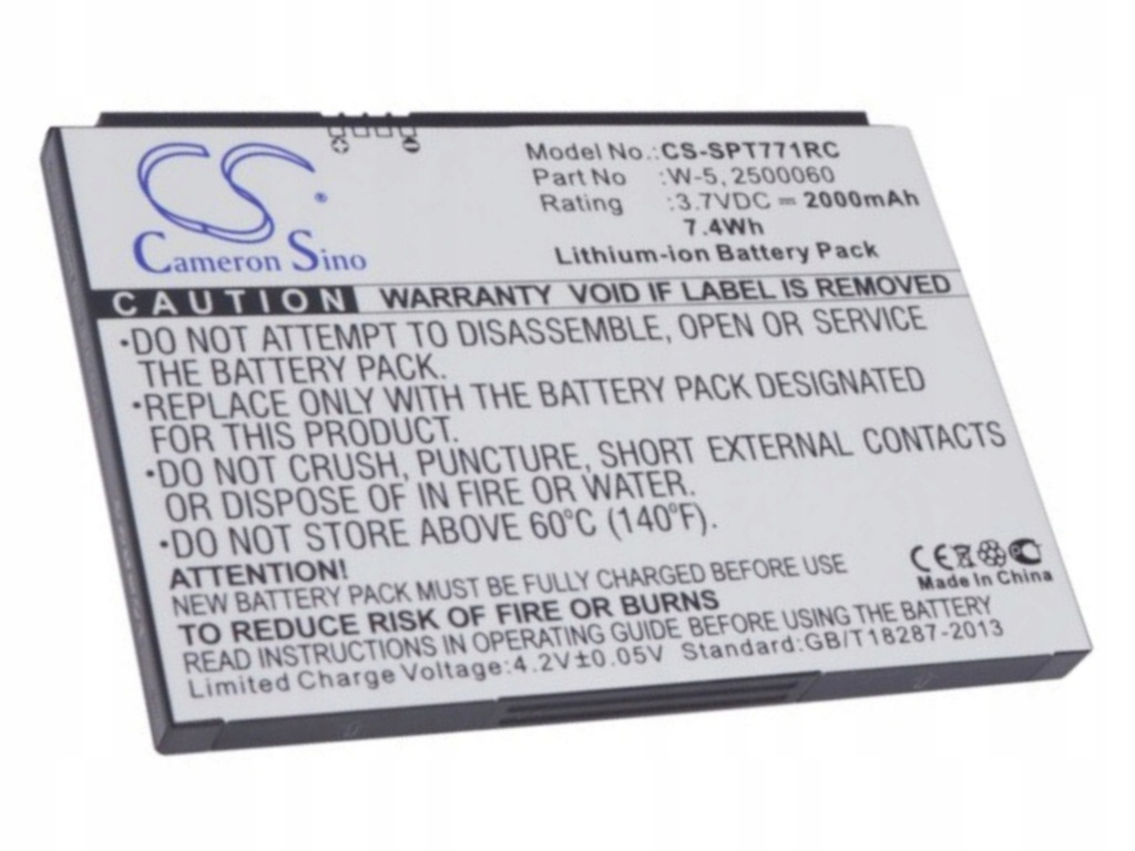 Bateria CS-SPT771RC do Netgear 2500031 2500060 W-5