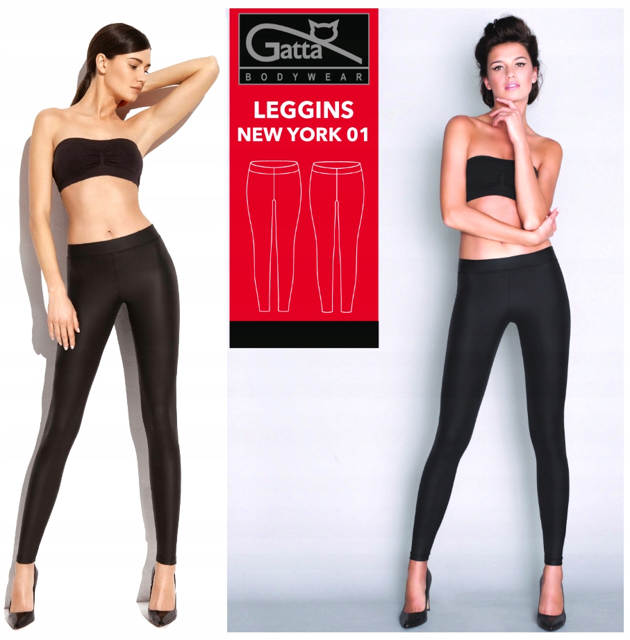 GATTA LEGGINS NEW YORK 01 BLACK XS