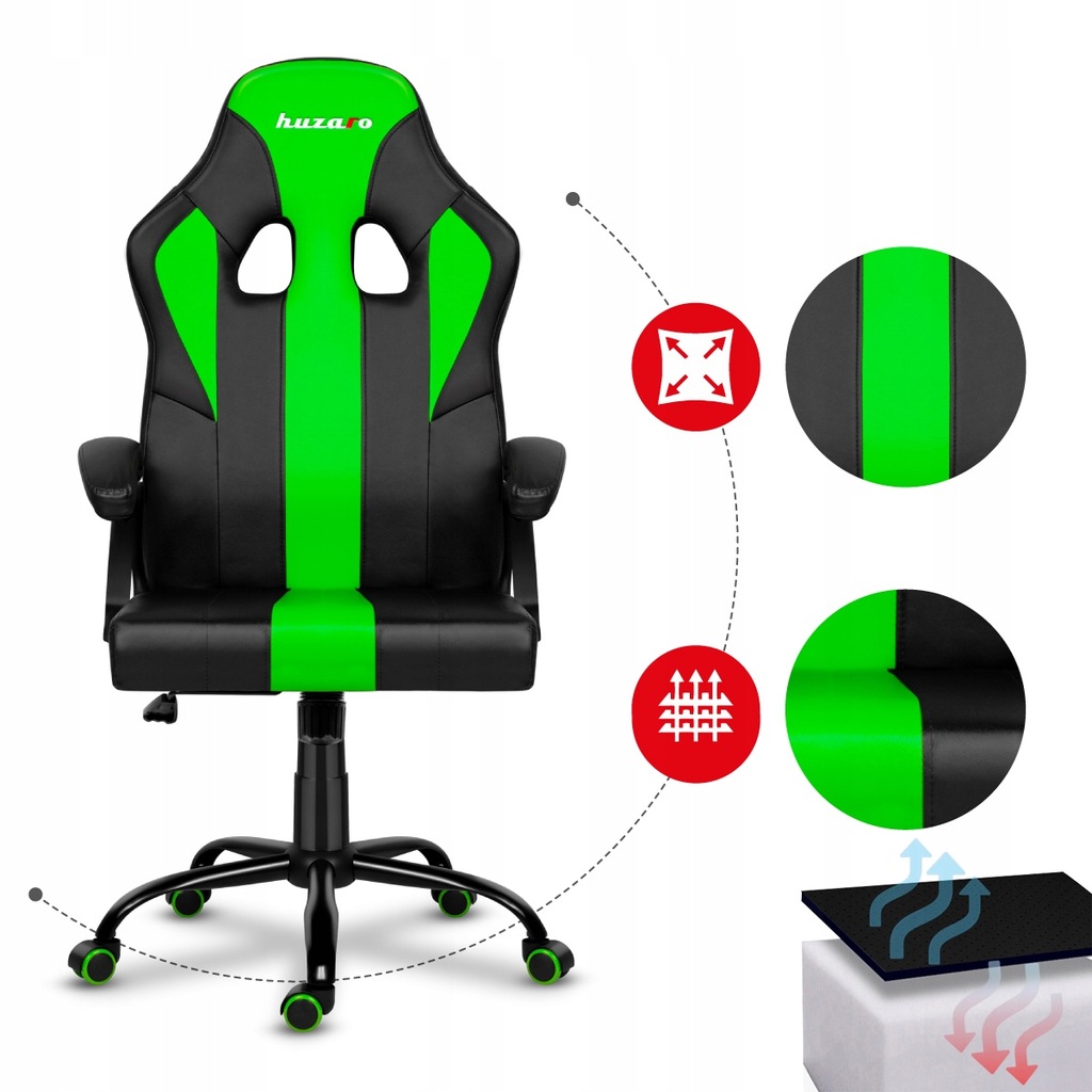 Купить Игровое кресло GRAZA TILT HUZARO FORCE Chair: отзывы, фото, характеристики в интерне-магазине Aredi.ru