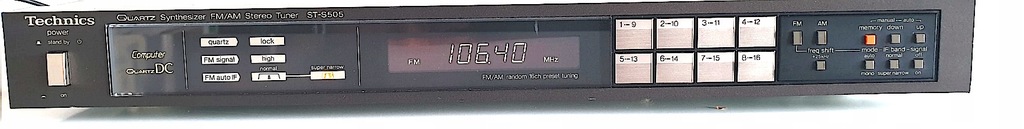 Technics cyfrowy TUNER audio ST-S505 st s 505