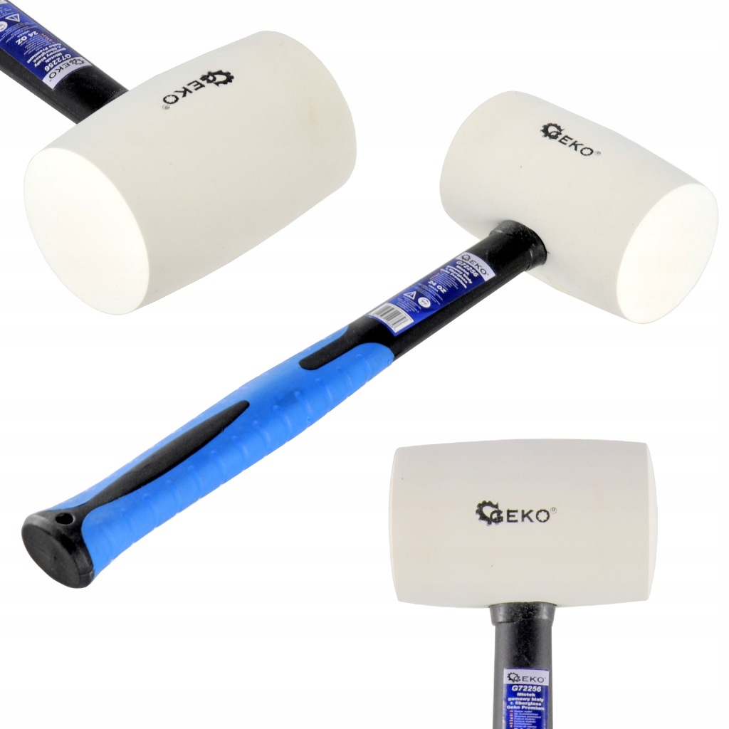 KOMPOZYTOWY MŁOTEK GUMOWY 24 OZ BIAŁY FIBERGLASS