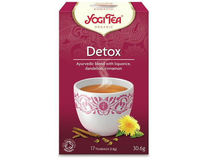 YOGI TEA HERBATA DETOX BIO LUKRECJA CYNAMON 17X1,8