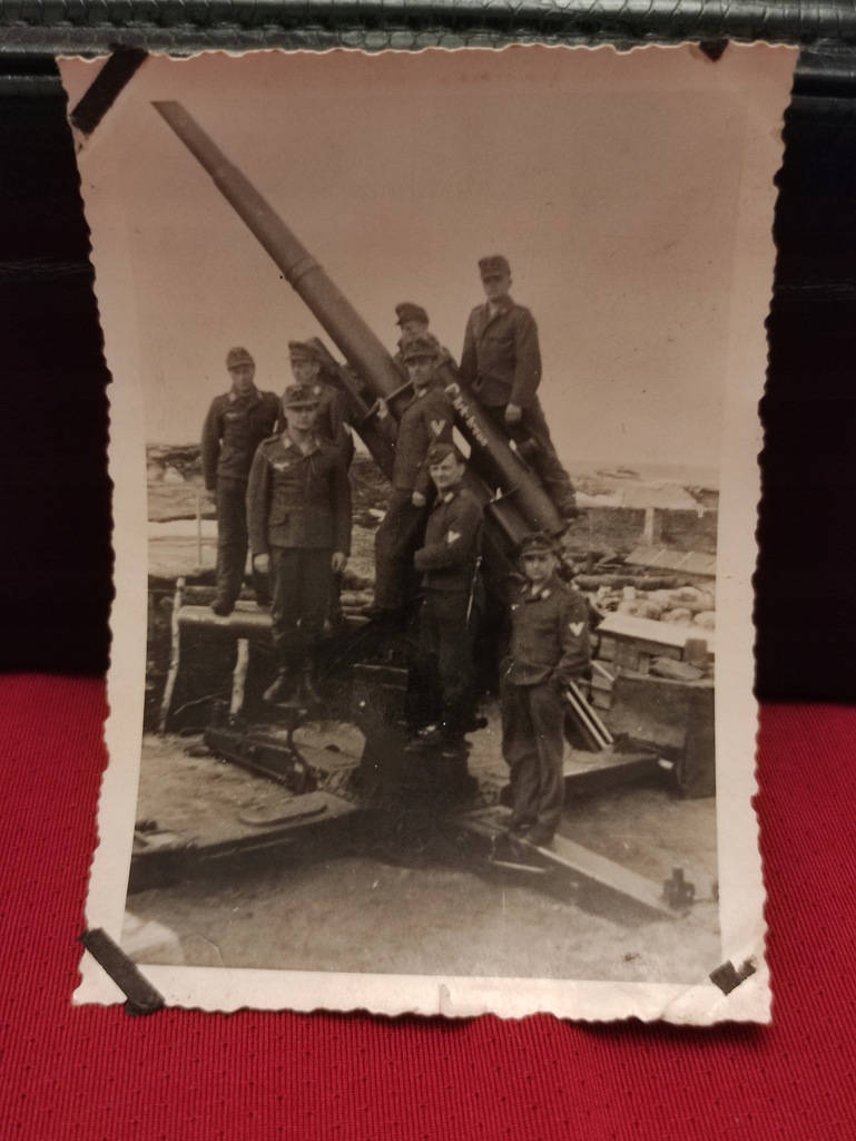 Stare Zdjęcie III RZESZA artyleria przeciwlotnicza