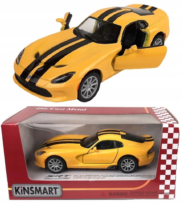 KINSMART MODEL METALOWY 2013 SRT VIPER GTS 1:36