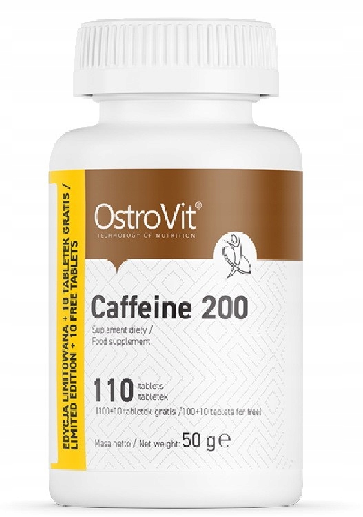 CAFFEINE 200 CAFFEINA KOFEINA 110tab OSTROVIT