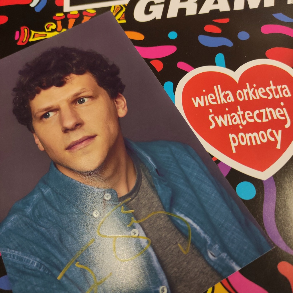 Jesse Eisenberg - autograf