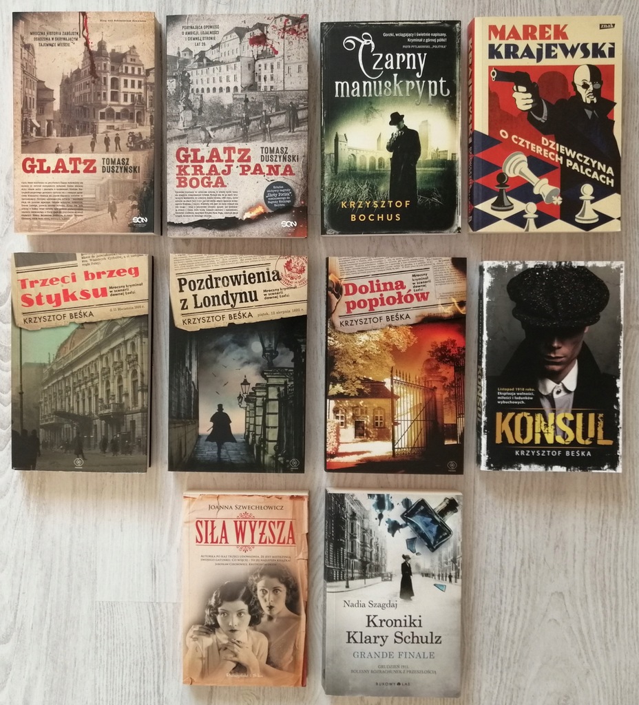 Kryminały retro (Duszyński, Krajewski, Beśka...)