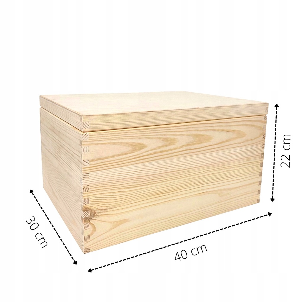 Купить Деревянный ящик 40х30х22см КОРОБКА С КРЫШКОЙ: отзывы, фото и ...