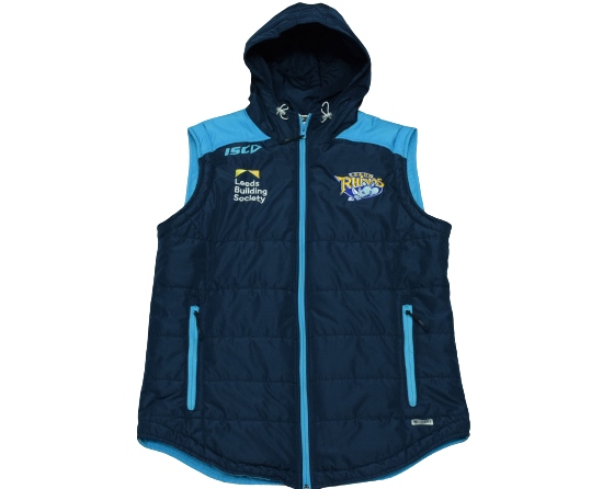 ISC CORE INSULATED LEEDS RHINOS RUGBY VEST L .