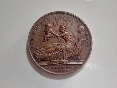 Medal 1820 Francja Naissance du Comte de Chambord