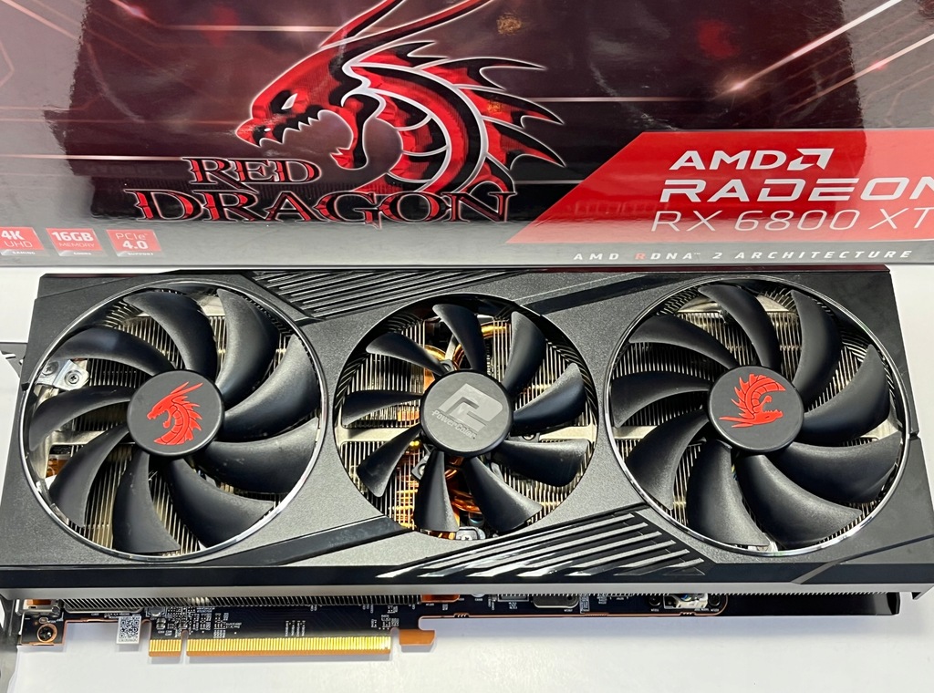 Купить Карта PowerColor Radeon RX 6800 XT Red Dragon 16 ГБ: отзывы, фото, характеристики в интерне-магазине Aredi.ru