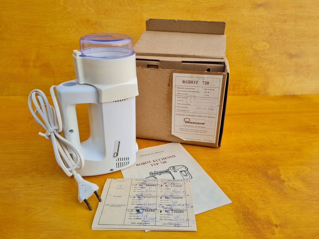 STARY NIE UŻYWANY ROBOT KUCHENNY NIEWIADOW 720 W OPAKOWANIU Z PRL BDB