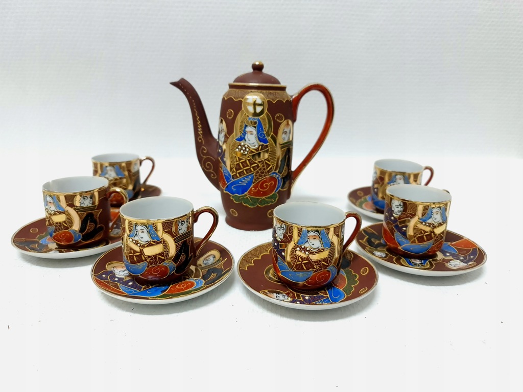 Porcelana Japońska Satsuma Naga Gejsza Litofan