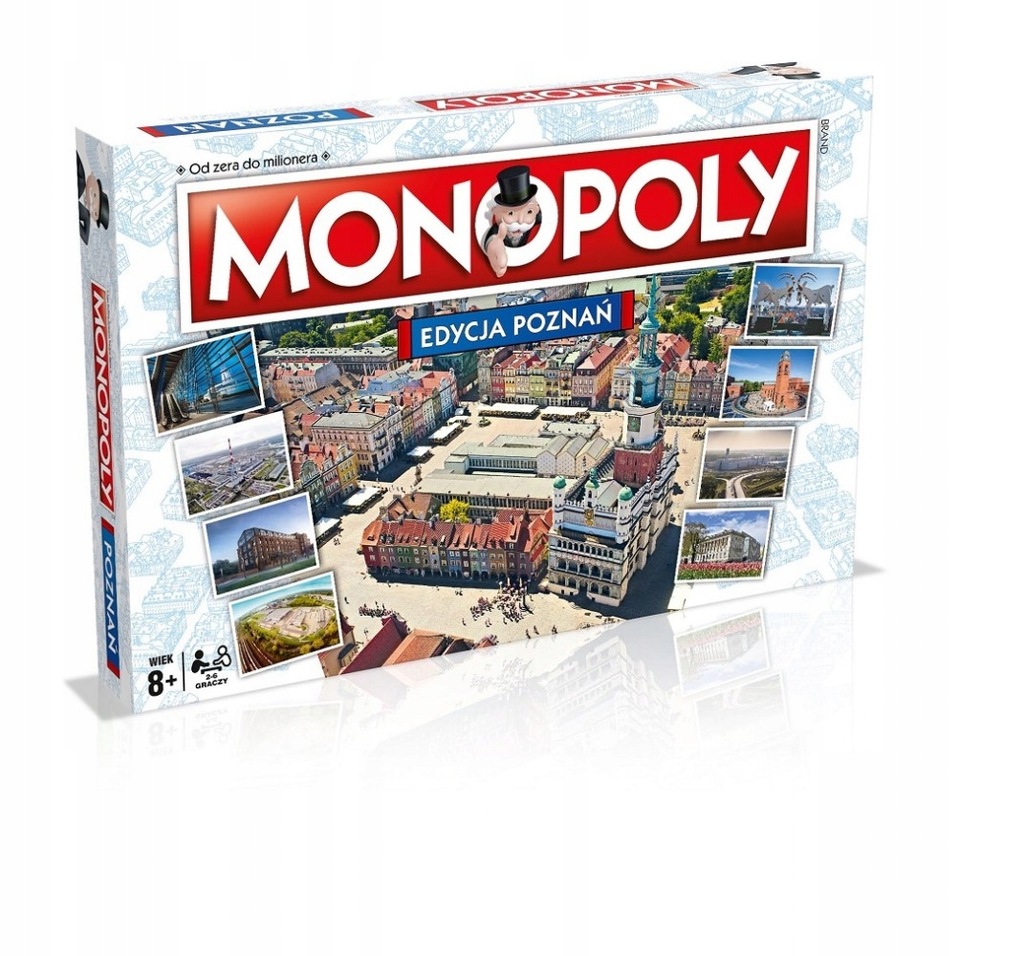 MONOPOLY POZNAŃ EDYCJA MIEJSKA GRA RODZINNA