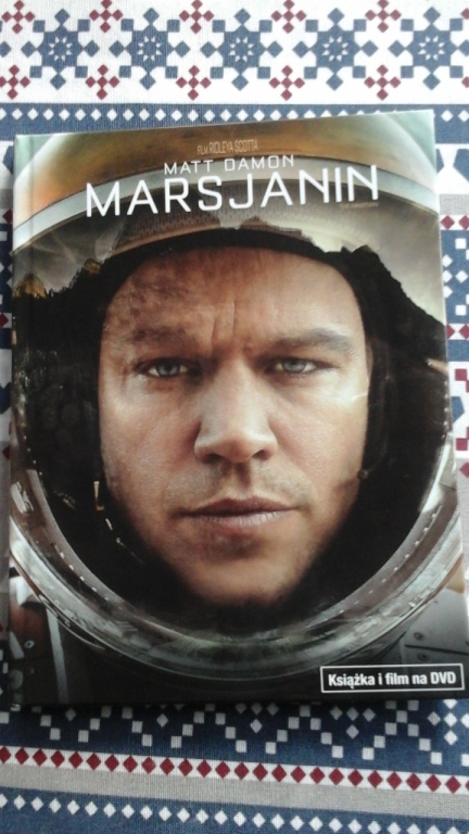 MARSJANIN książka i film DVD Ridley Scott