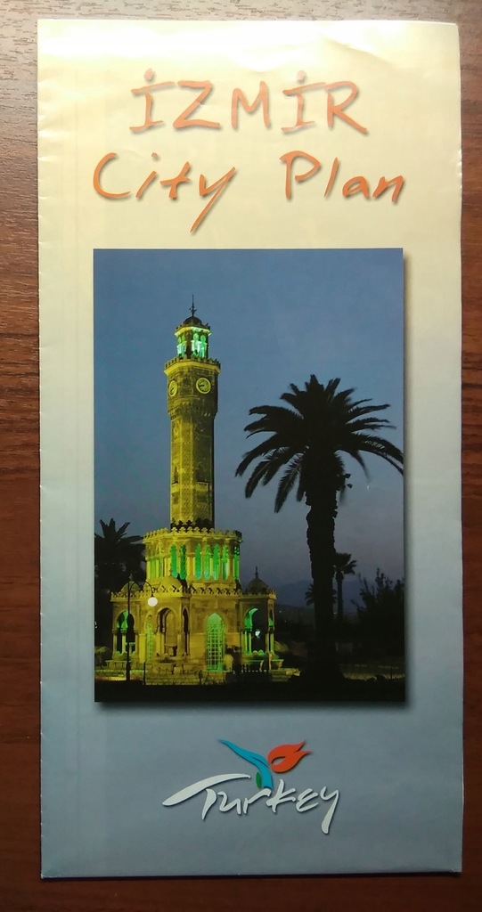 TURCJA Izmir plan miasta mapa 2002