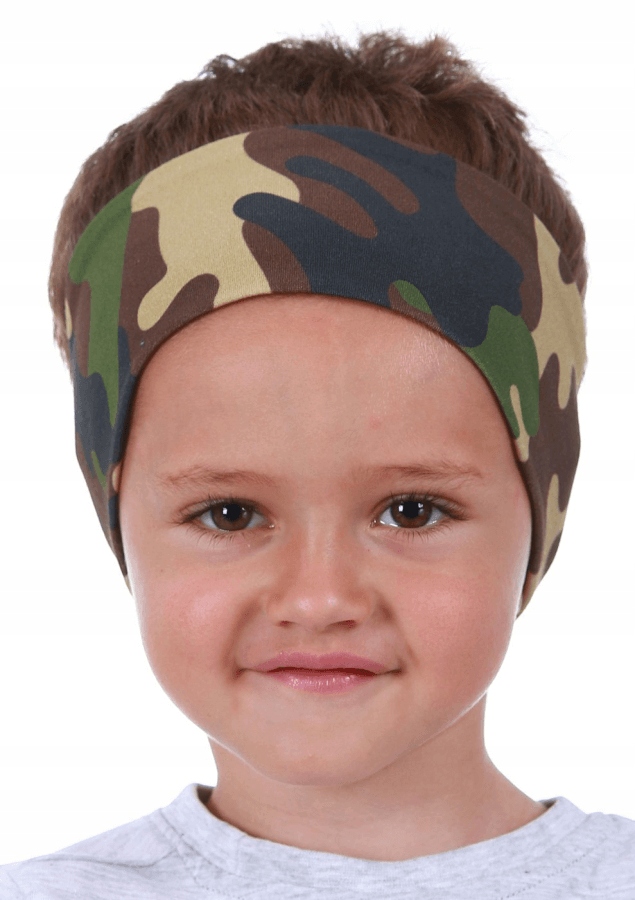 Opaska do włosów na uszy głowę dla chłopca 50-54cm