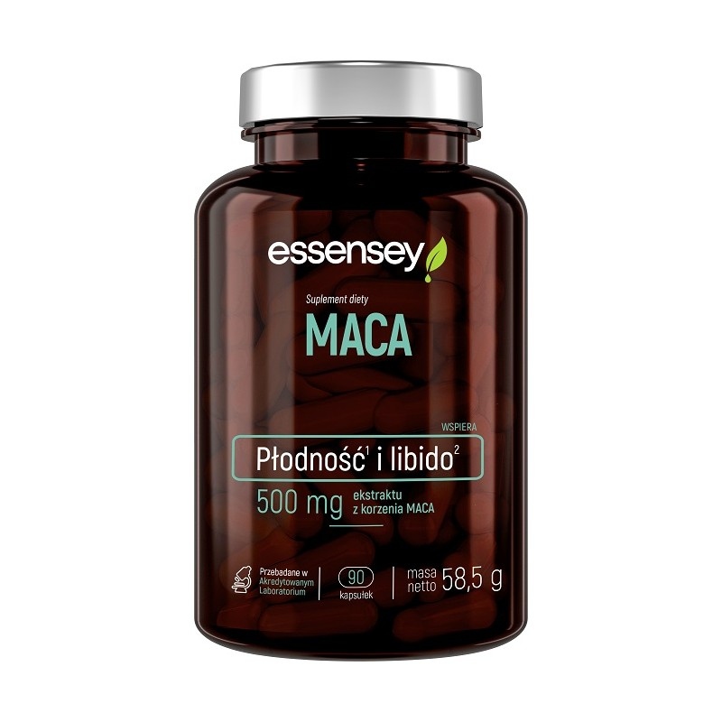 Essensey Maca 500 mg - 90 kapsułek