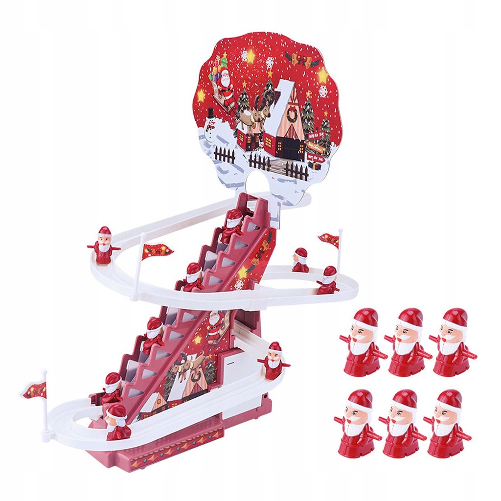 Climbing Ladder Electric 6Pcs Santa Claus