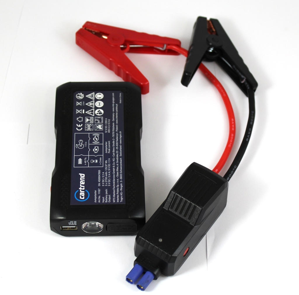 CARTREND JUMPSTARTER Z LATARKĄ 11187 12V