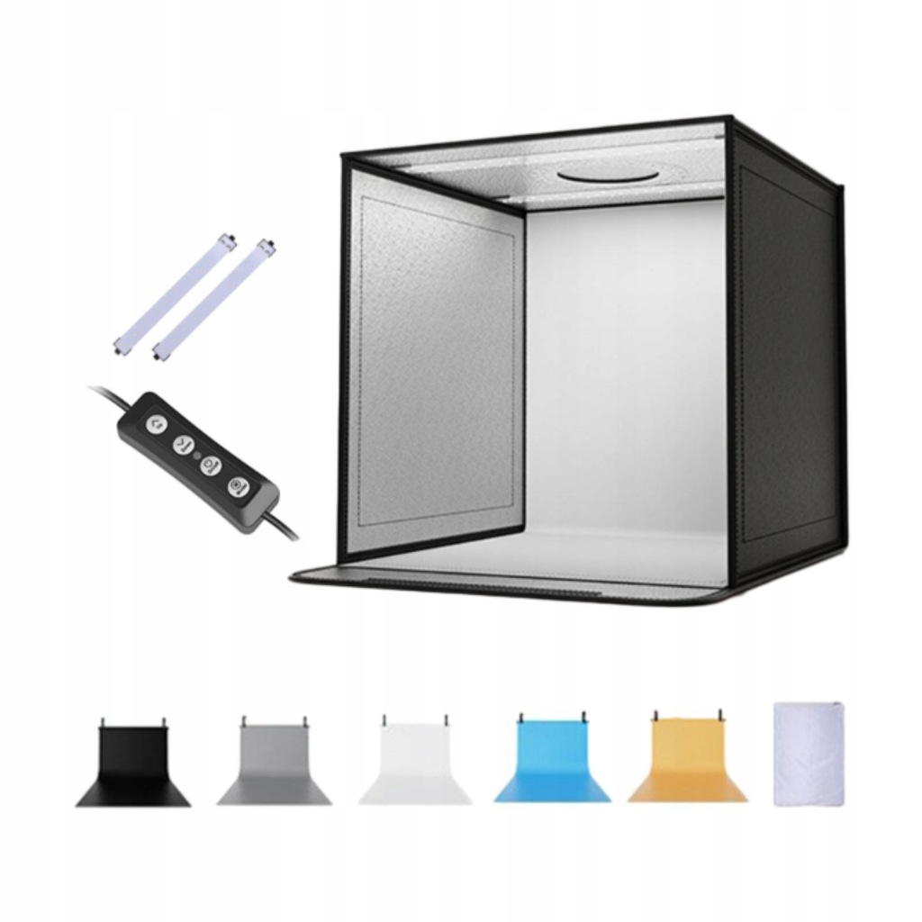 Photo Light Box Adjustable Light Box Studio Box 5 40cm 2 Lights with Dimmer