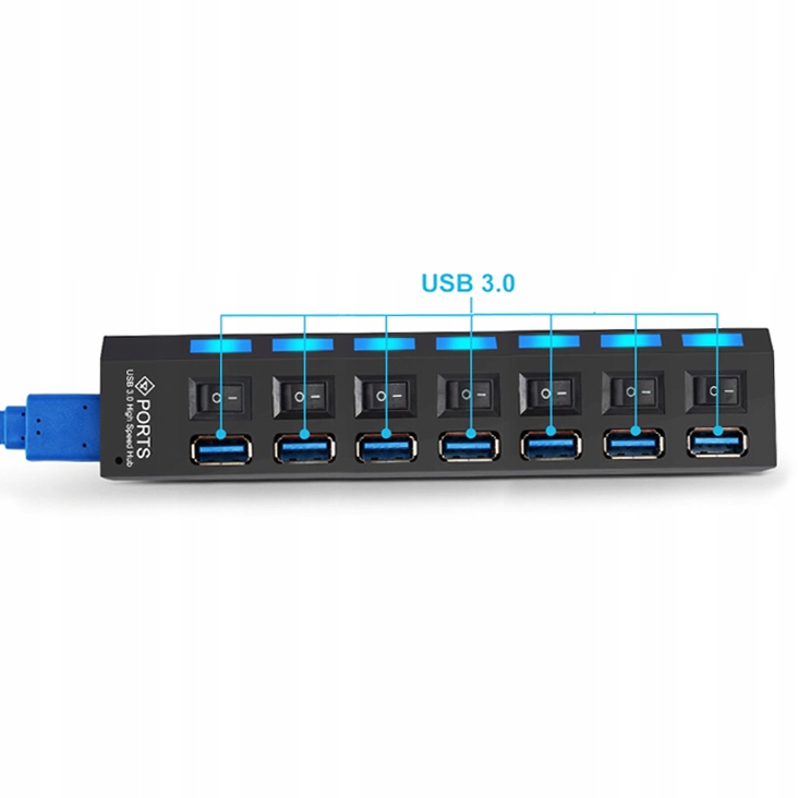 Купить БЫСТРЫЙ USB 3.0-концентратор-разветвитель USB-адаптер: отзывы, фото, характеристики в интерне-магазине Aredi.ru