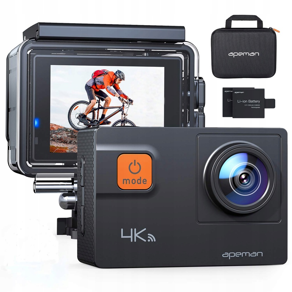 Kamera sportowa APEMAN A80 Action Cam 4K WiFi 20MP