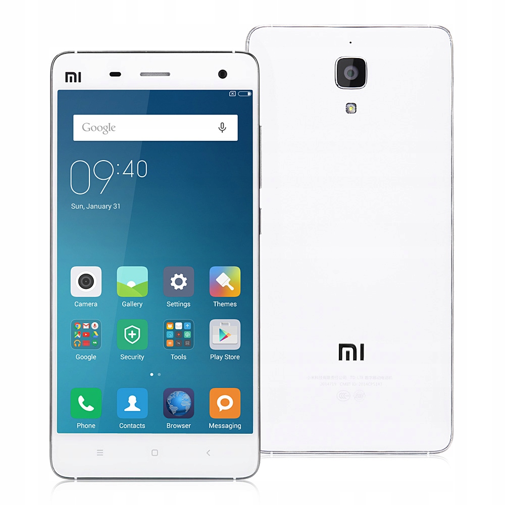 Klasyczny Xiaomi Mi4 3/16GB Biały OUTLET 374.