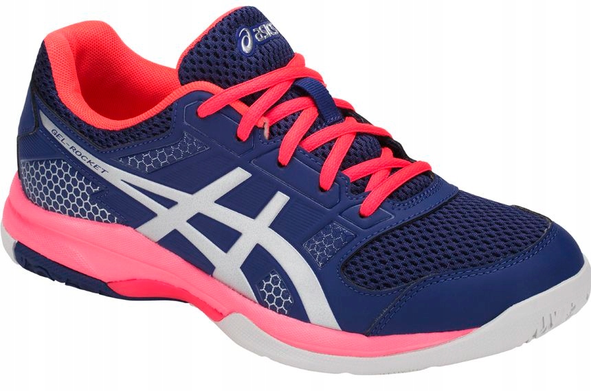 BUTY ASICS GEL ROCKET 8 WOMEN BLPRI/SIL 36 PROMO